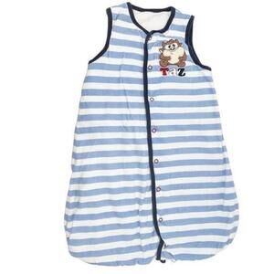 Vintage Taz Striped Looney Tunes Infant Baby Sleep Bag - 0-6 Months